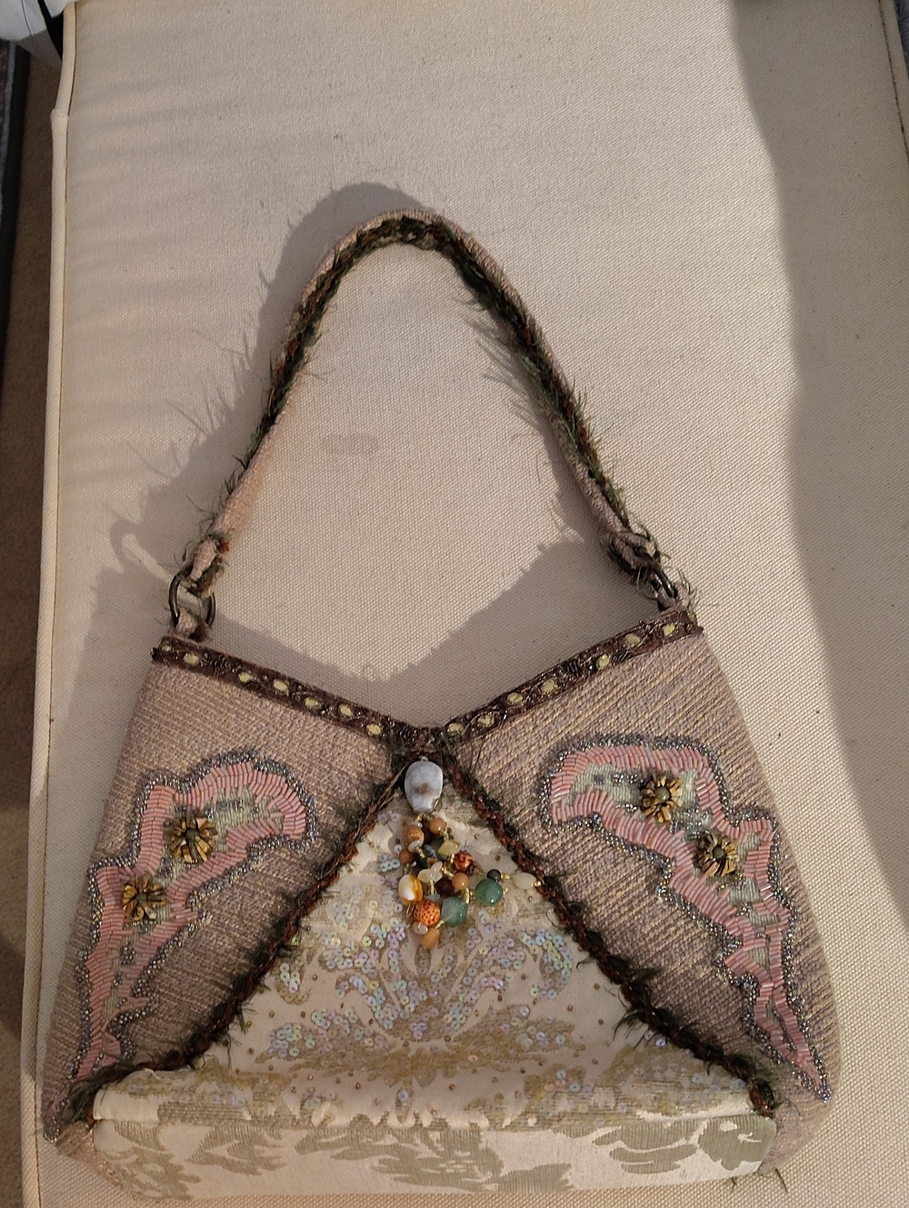 Vintage Mary Frances Embellished Handbag